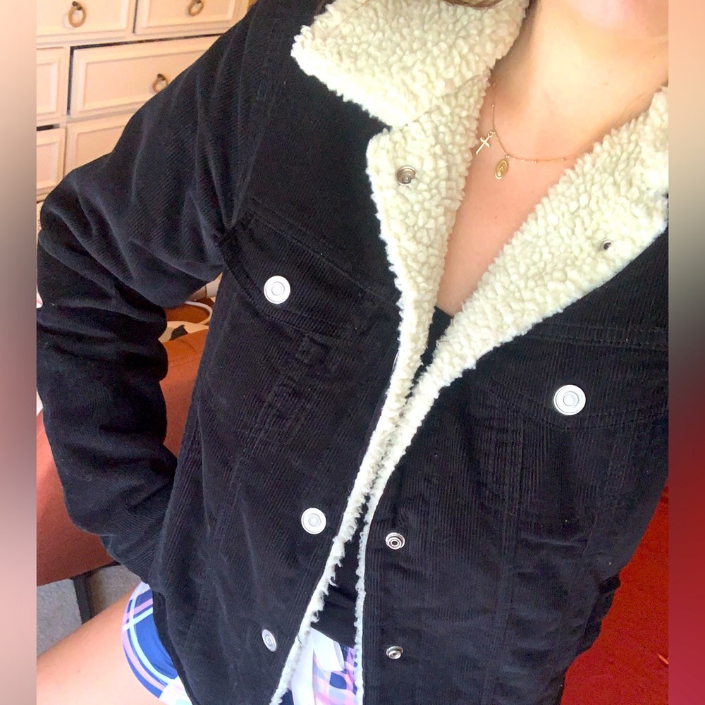 Black corduroy jacket
